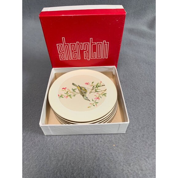 Sheraton Birds by A. Marlan Coasters Set of 6 - Picture 8 of 8